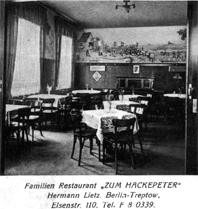 Restaurant 'Zum Hackepeter'